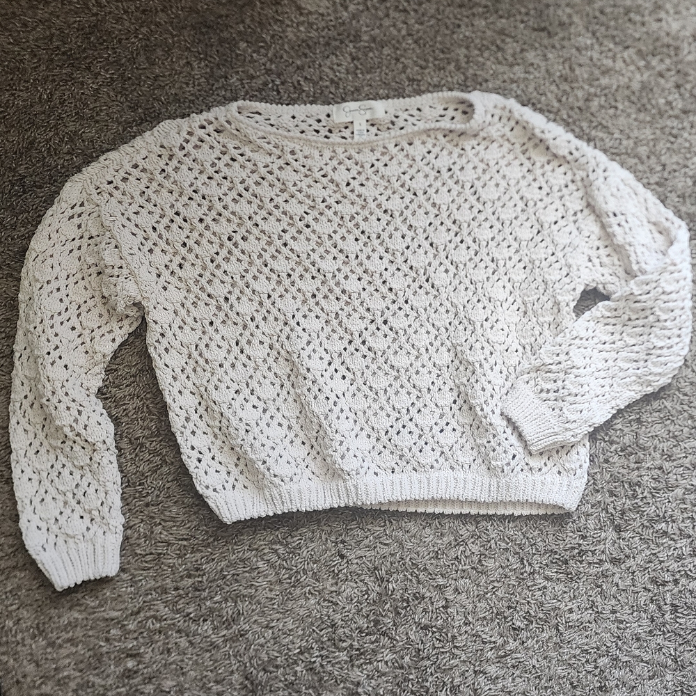 White Knit Sweater